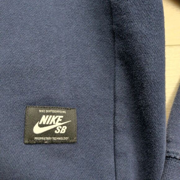 Nike SB Nomad Hoodie Mens Medium Pullover Black Box Logo Skateboarding Skater - Picture 6 of 11